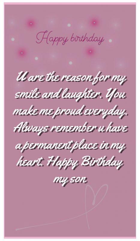 15th birthday wishes for son